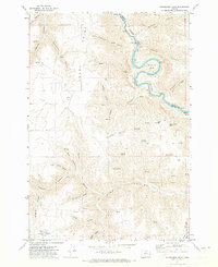 Horseshoe Bend 1971 topographic map thumbnail