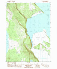 Howard Bay 1985 topographic map thumbnail