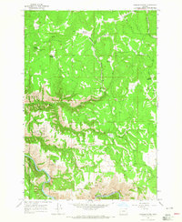 Howard Butte 1964 topographic map thumbnail