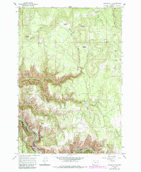 Howard Butte 1964 topographic map thumbnail
