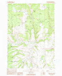 Hughet Valley 1990 topographic map thumbnail