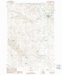 Huntington 1988 topographic map thumbnail
