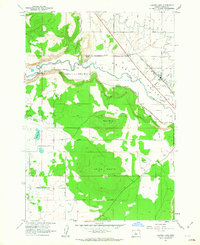 Huston Lake topographic map thumbnail