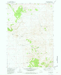 Ibex Butte 1981 topographic map thumbnail