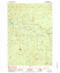 Idanha 1985 topographic map thumbnail