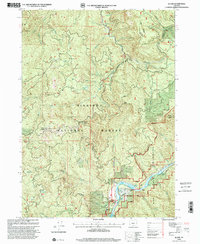 Illahe 1998 topographic map thumbnail