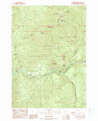 Illahee Rock 1989 topographic map thumbnail