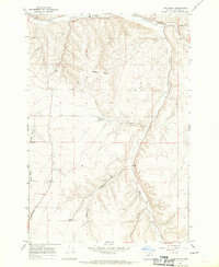 Ione South 1968 topographic map thumbnail
