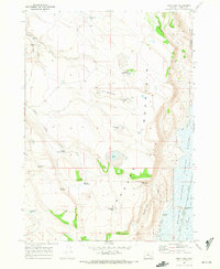 Irish Lake 1967 topographic map thumbnail