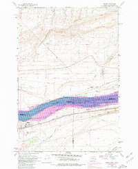 Irrigon 1962 topographic map thumbnail