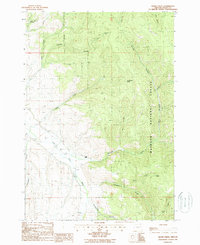 Isham Creek 1988 topographic map thumbnail