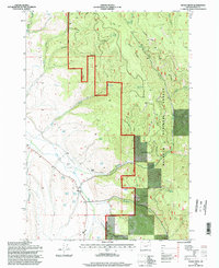 Isham Creek 1996 topographic map thumbnail