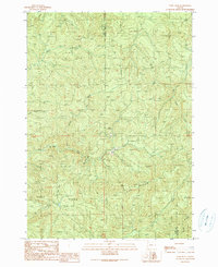 Ivers Peak 1990 topographic map thumbnail