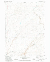 Jackass Butte 1980 topographic map thumbnail