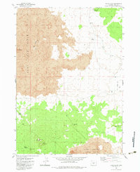 Jacks Place 1982 topographic map thumbnail