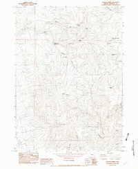 Jackson Summit 1982 topographic map thumbnail