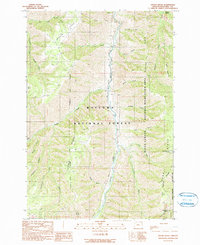 Jaynes Ridge 1990 topographic map preview