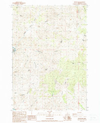 Jennies Peak 1988 topographic map thumbnail
