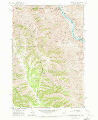 Jim Creek Butte 1963 topographic map thumbnail