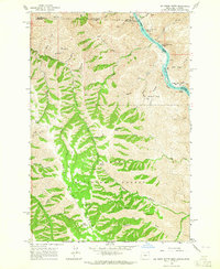 Jim Creek Butte 1963 topographic map preview
