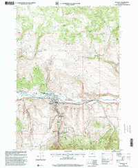 John Day 1998 topographic map thumbnail