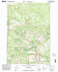 Johnson Saddle 1999 topographic map preview