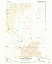 Jordan Craters North 1969 topographic map thumbnail