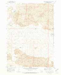 Jordan Craters South 1969 topographic map thumbnail