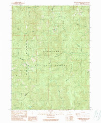 Josephine Mountain 1989 topographic map thumbnail