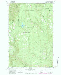 Jubilee Lake 1967 topographic map thumbnail
