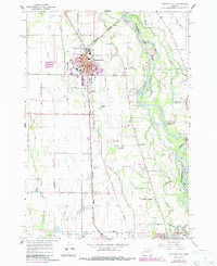 Junction City 1967 topographic map thumbnail