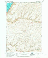 Juniper Canyon 1966 topographic map preview