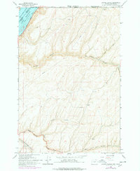 Juniper Canyon 1966 topographic map thumbnail