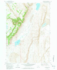 Juniper Lake 1981 topographic map preview