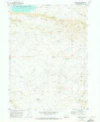 Juniper Ridge 1969 topographic map thumbnail