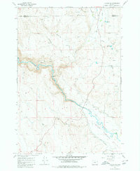 Keating NW 1967 topographic map thumbnail