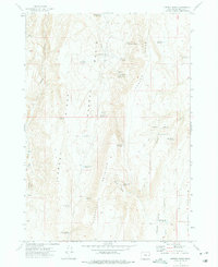 Keeney Ridge 1972 topographic map thumbnail