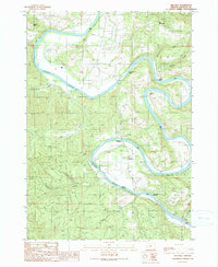 Kellogg 1990 topographic map thumbnail