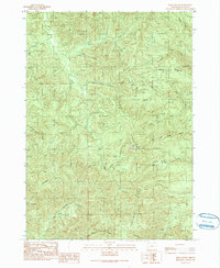 Kelly Butte 1990 topographic map thumbnail