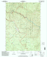 Kelsay Butte 1995 topographic map thumbnail