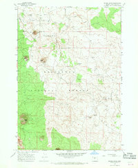 Kelsey Butte 1967 topographic map thumbnail