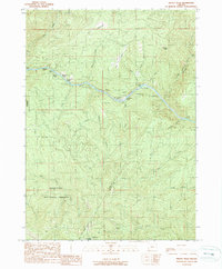Kelsey Peak 1989 topographic map thumbnail