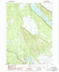 Keno 1985 topographic map thumbnail