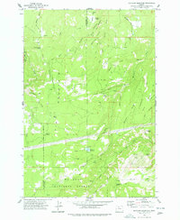 Ketchum Reservoir 1977 topographic map thumbnail