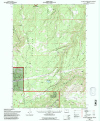 Ketchum Reservoir 1994 topographic map thumbnail