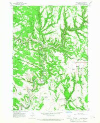 Keys Creek 1966 topographic map thumbnail