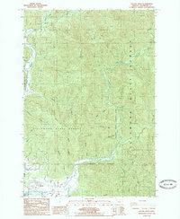 Kilchis River 1985 topographic map thumbnail