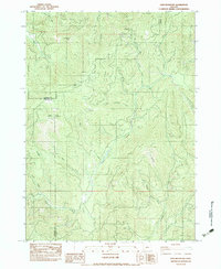 King Mountain 1983 topographic map thumbnail
