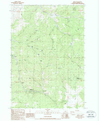 Kinzua 1987 topographic map thumbnail