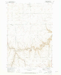 Klondike 1971 topographic map thumbnail